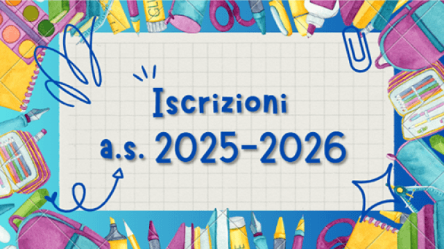 Iscrizioni 2025 26 Immagine